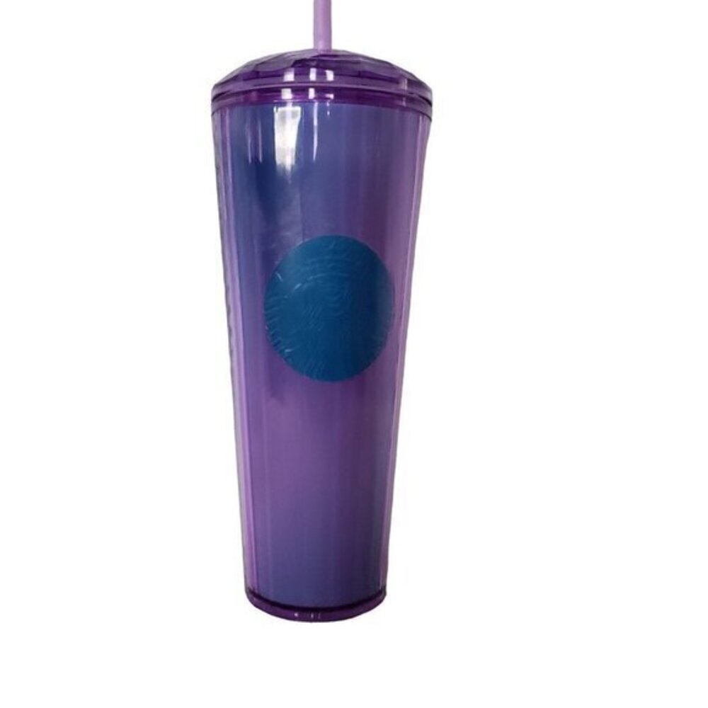 Starbucks 24 oz Purple Kaleidescape Tumbler Summer‎ 2022 Venti